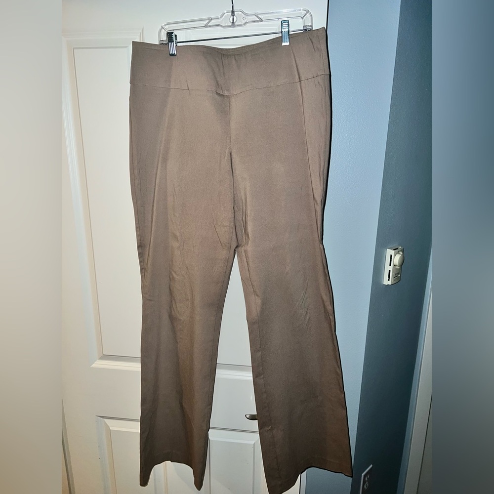 Long Tall Sally Tan/Brown Bootcut Pants